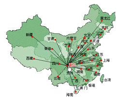 榮芝藍環保設備銷售網絡地圖